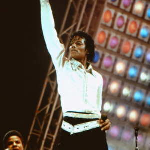 Michael Jackson Performing at Giants Stadium in 1984