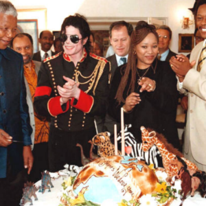 MJ and Nelson Mandela