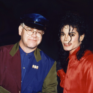 Elton John with Michael Jackson