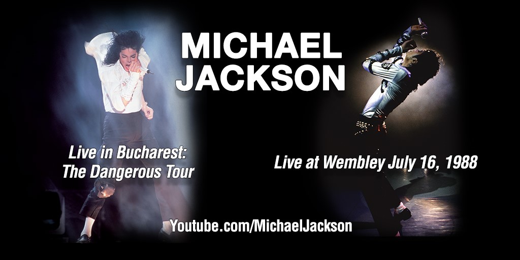 Michael Jackson Live in Bucharest and Live at Wembley Stadium available on YouTube for limited time