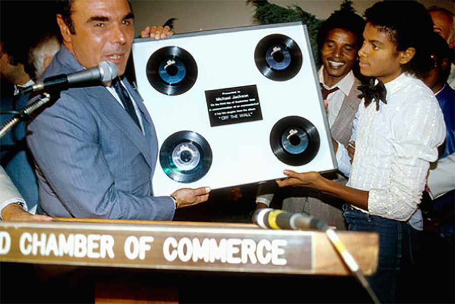 The Jacksons Were Honored With Star On Hollywood Walk of Fame In 1980