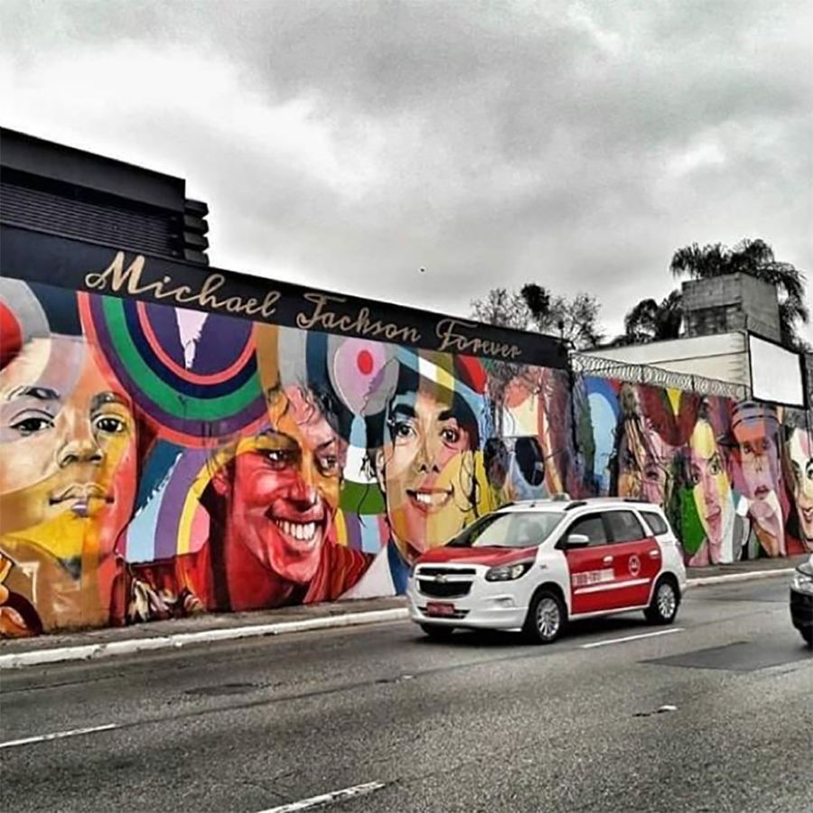New Mural Dedicated To MJ In Sao Paulo, Brazil