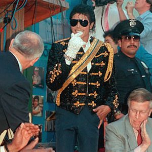MJ Honored With Solo Star On Hollywood Walk of Fame In 1984