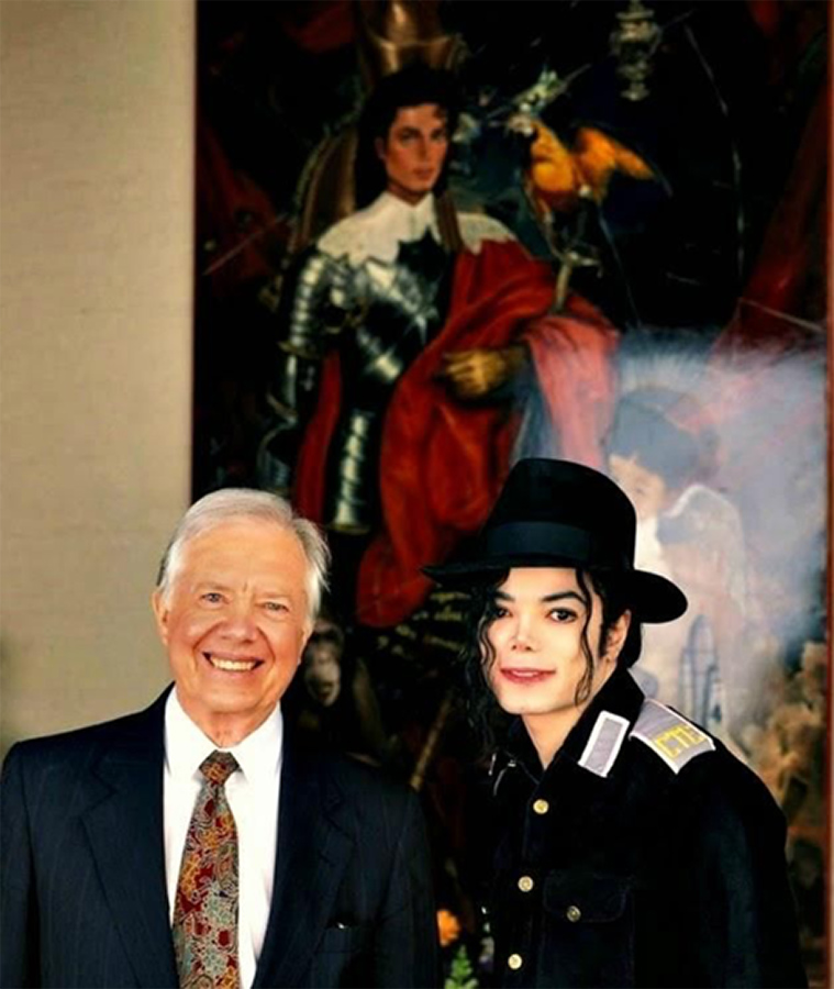 In 1993 MJ Worked With President Carter To Help Immunize Children in Los Angeles & Atlanta