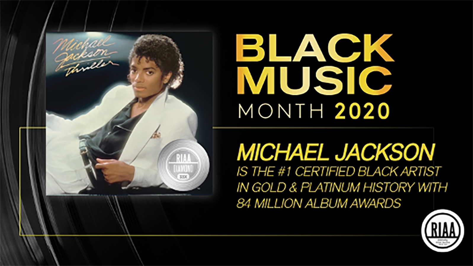 RIAA Announced Michael Jackson Is The #1 Certified Black Artist With The Most Gold & Platinum Sales