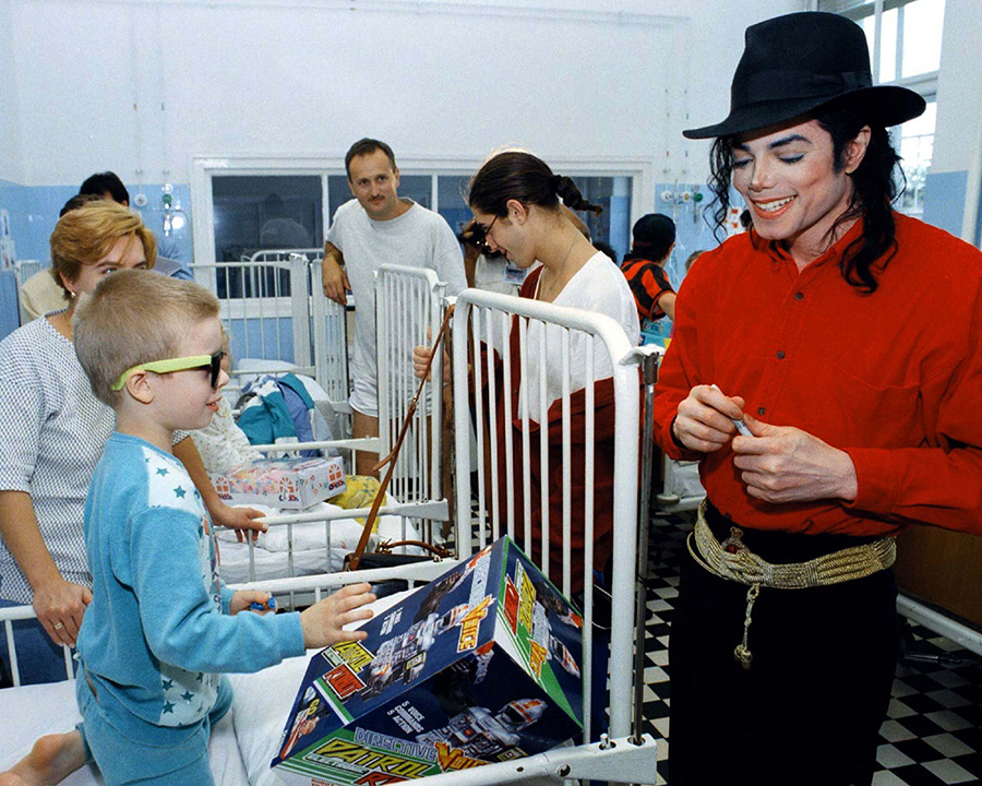 Michael Jackson charity work