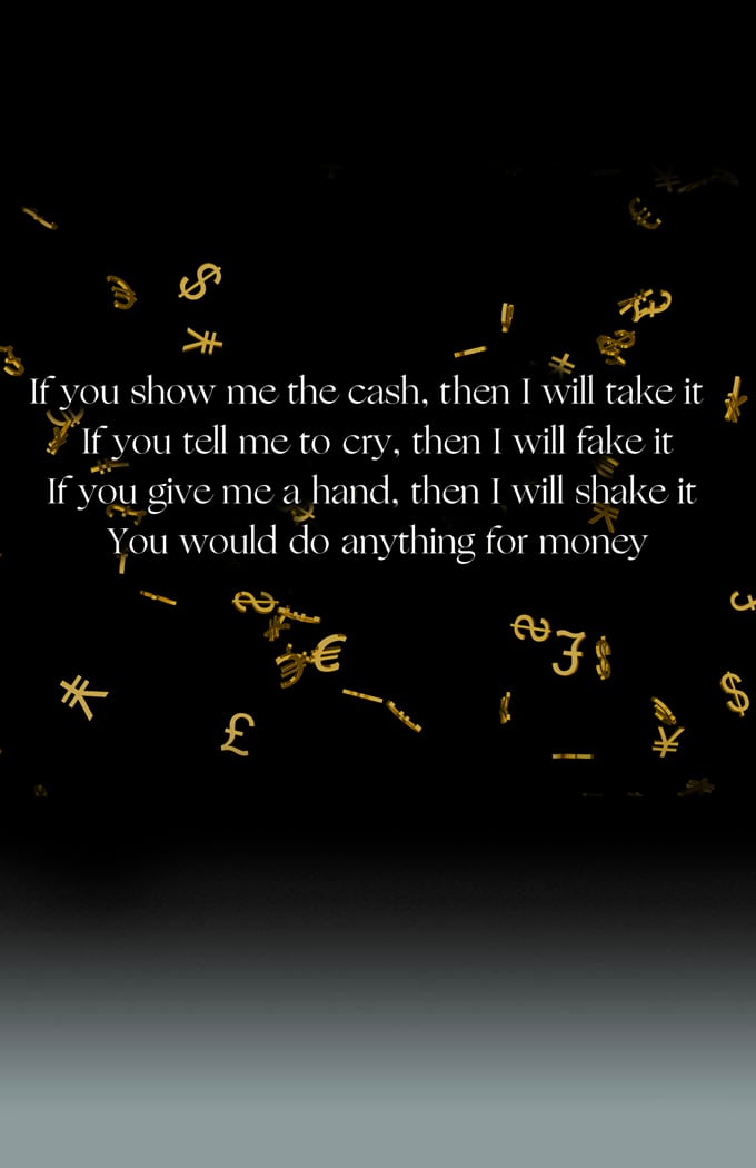 MICHAEL JACKSON’S RECORDING OF ‘MONEY’