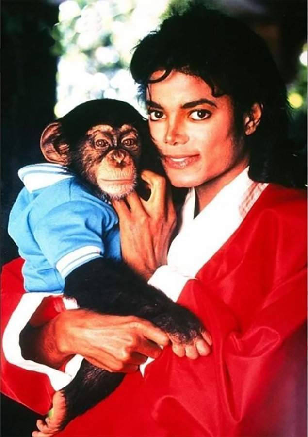 Michael Jackson and his Chimp, Bubbles