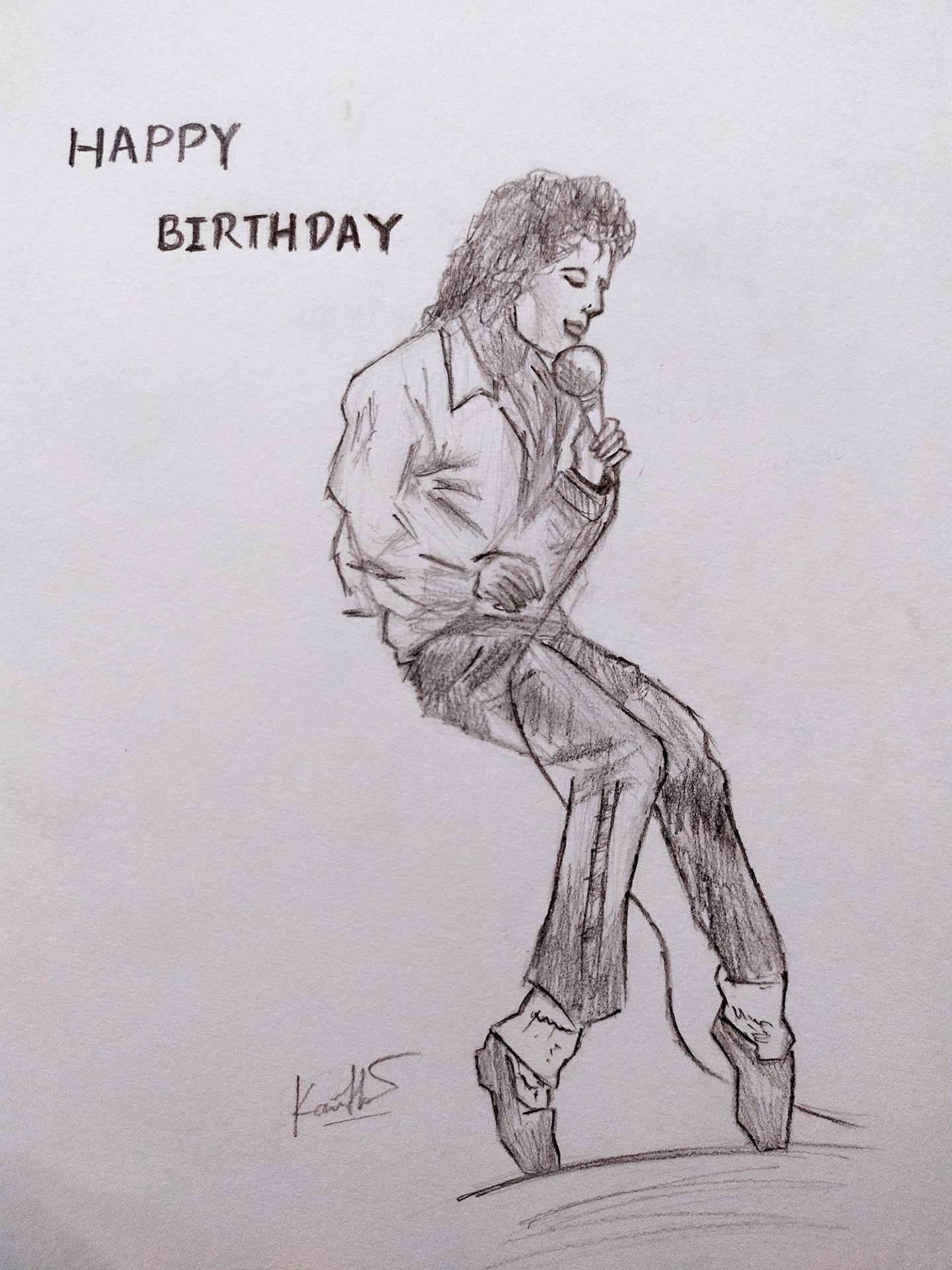 Michael Jackson 62nd Birthday Drawing