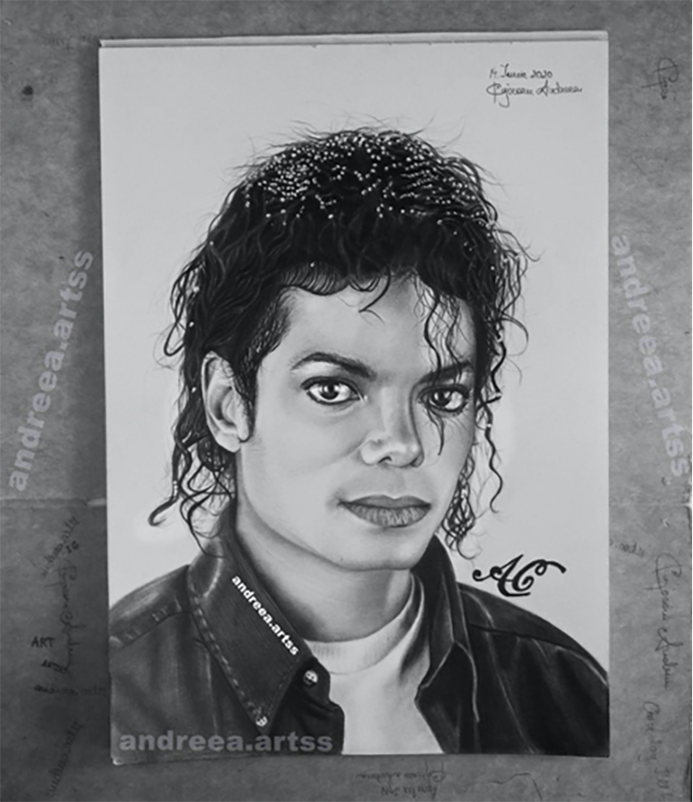 MJ Fan, Andreaa, Creates Beautiful Portrait