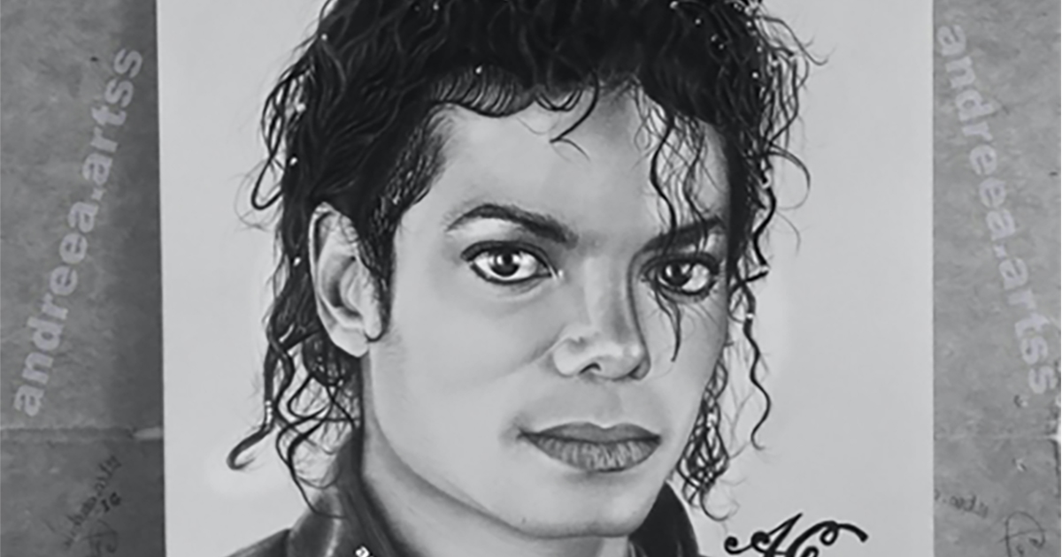 MJ Fan, Andreaa, Creates Beautiful Portrait - Michael Jackson Official Site