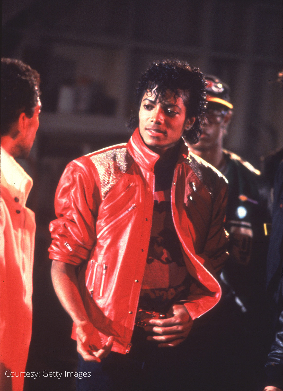 Michael Jackson making Beat It short film in 1983