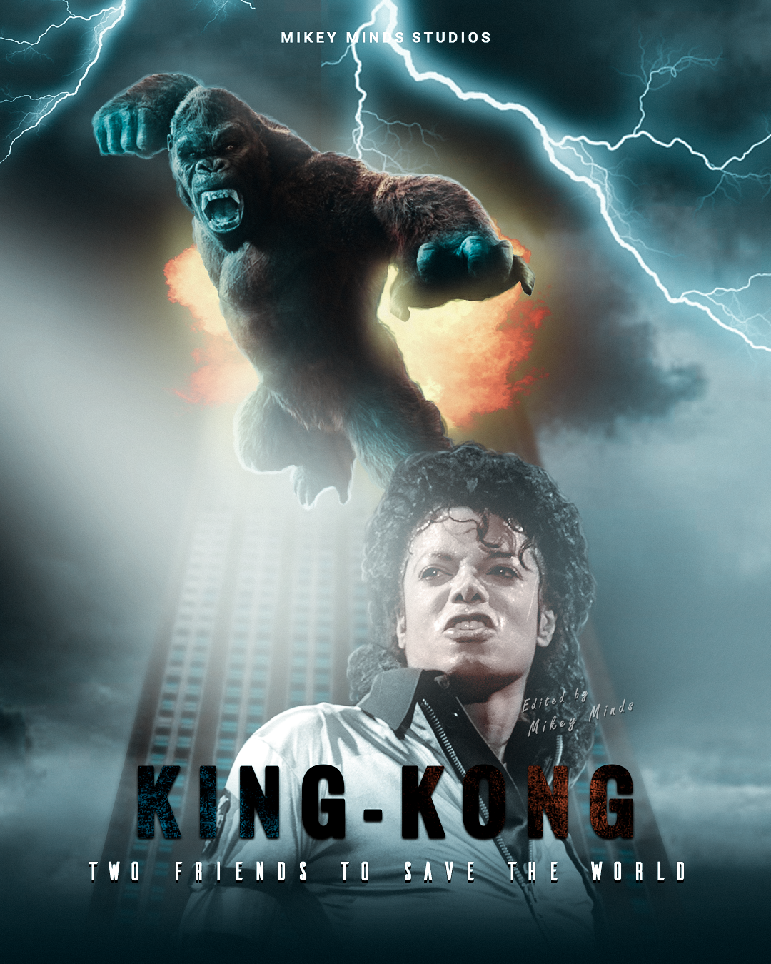 Michael Jackson Photoshop, KING – KONG Movie Poster