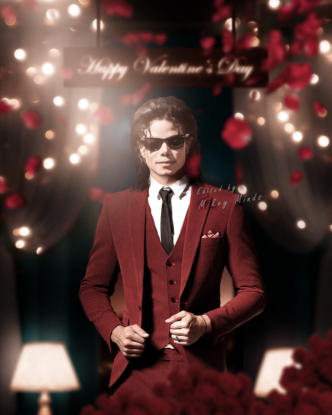 Michael Jackson Valentine’s day Photoshop