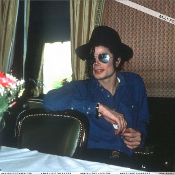 Michael sitting at the table
