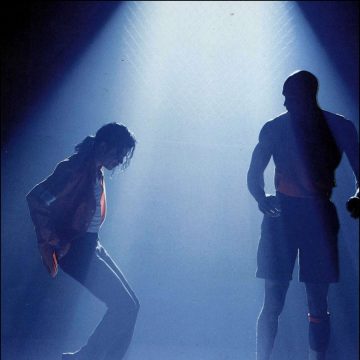 Michael and Michael Jordan