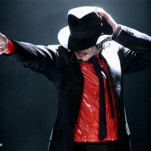 Michael Jackson performs at American Bandstand 50th Anniversary Celebration