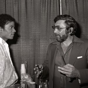 Michael Jackson and Walter Yetnikoff