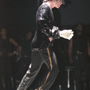 Michael Jackson moonwalks during HIStory World Tour December 1996 MJ TAG: Michael Jackson Performances