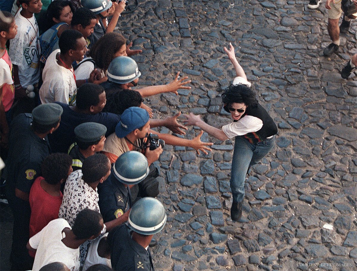 Michael Jackson They Don't Care About Us short film in Salvador February 10, 1996