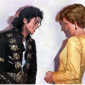 Artist Captures Moment When MJ Met Princess Diana