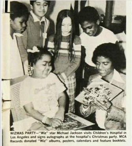 Michael Jackson Organized Holiday Party At Children’s Hospital This Week In 1978