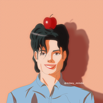 Michael Jackson Applehead