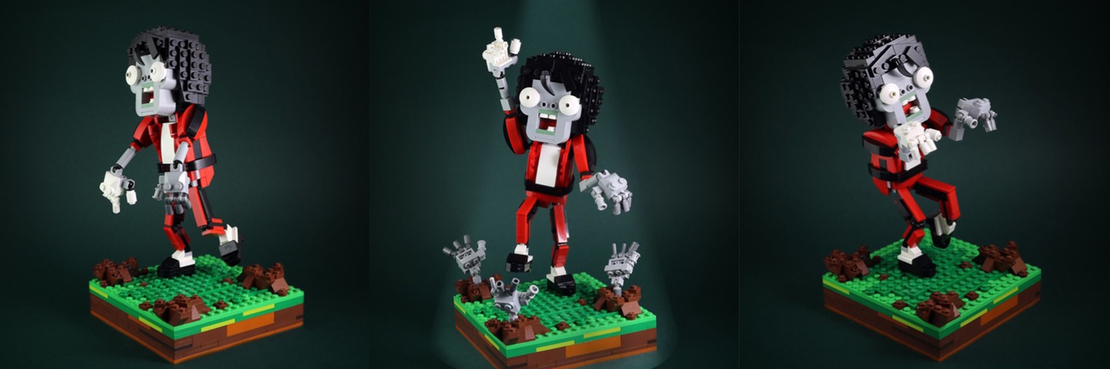    Lego Builder Creates Dancing MJ ‘Thriller’ Zombie 