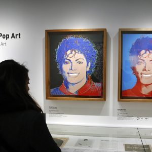 Andy Warhol Painted Michael Jackson Portrait In 1984