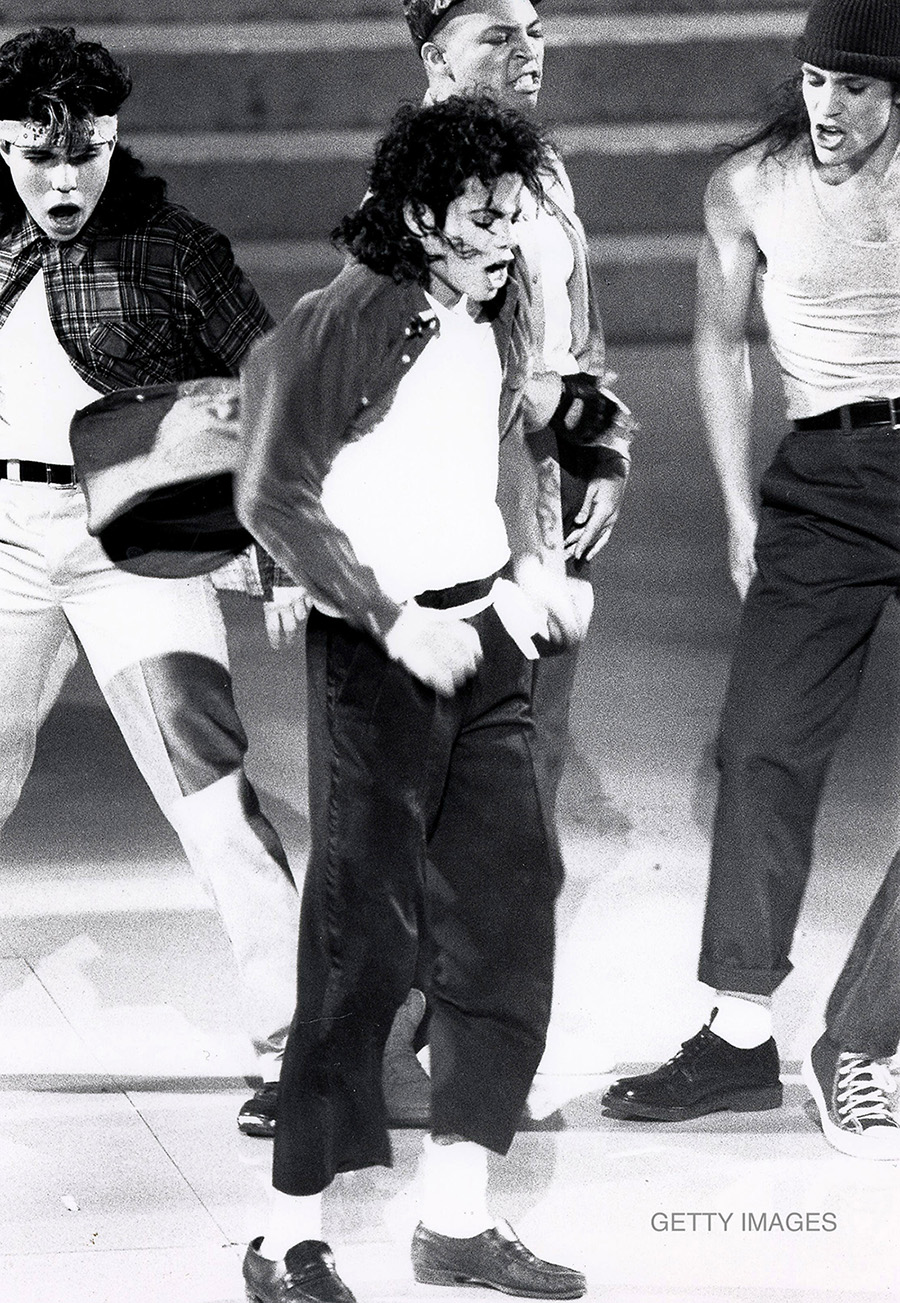 Michael Jackson performs at the GRAMMY Awards at Radio City Music Hall in New York, NY, on March 2, 1988.
