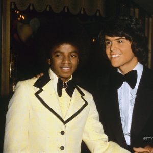 Michael Jackson and Donny Osmond at American Music Awards February 19, 1974