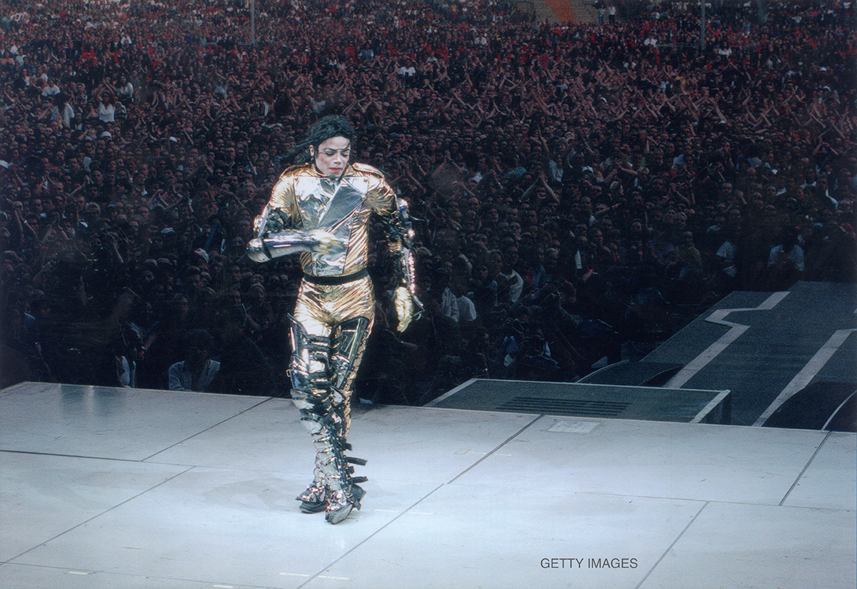Michael Jackson performs in New York, NY, during HIStory World Tour 1997