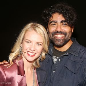 Whitney Bashor and Gabriel Ruiz backstage at MJ the Musical at the Neil Simon Theatre in New York, NY, on February 1, 2022.