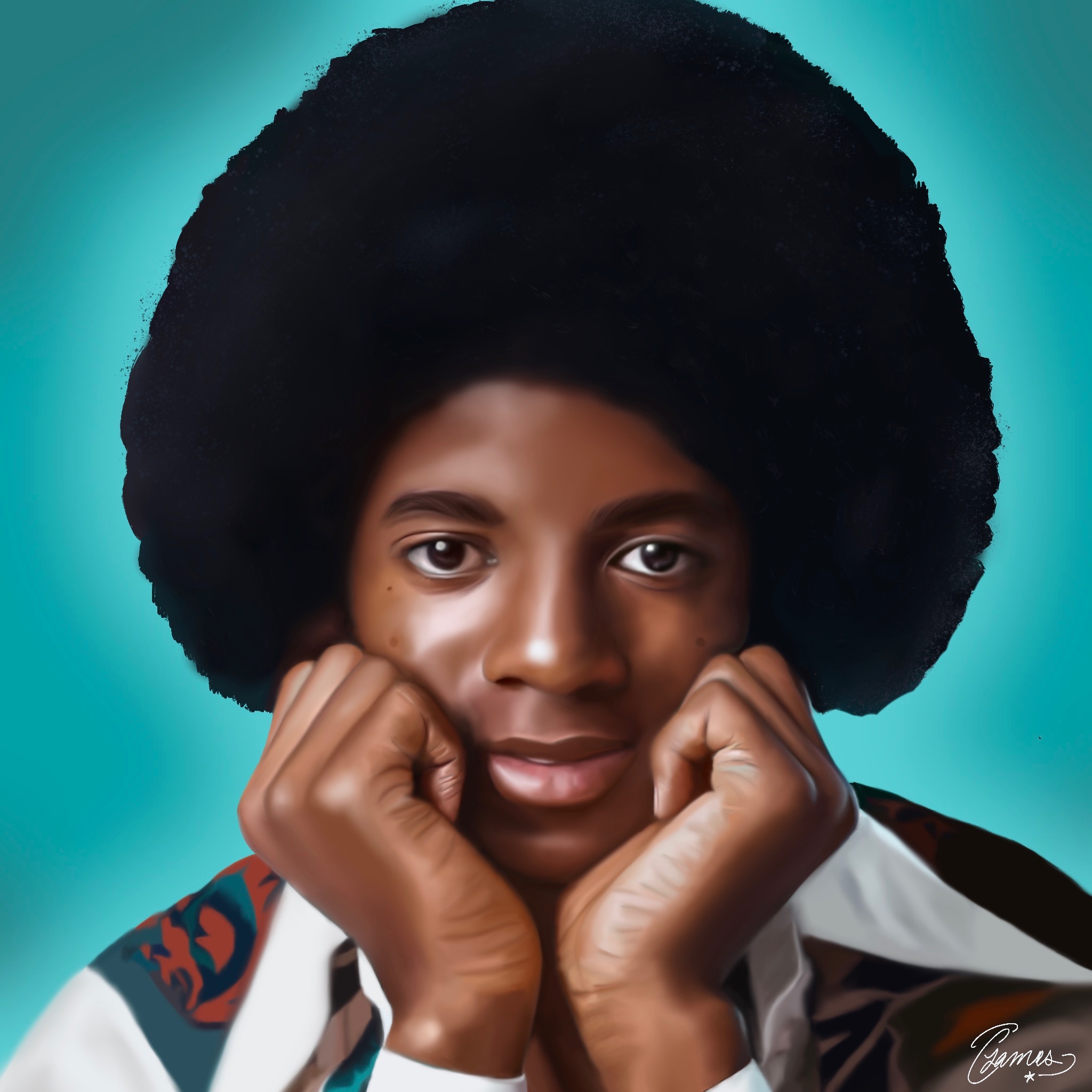 Jackson 5 Era Digital Art