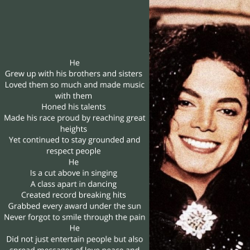 A poem on Michael Jackson