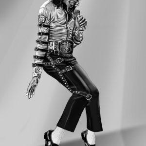 Michael Jackson Bad World Tour Artwork