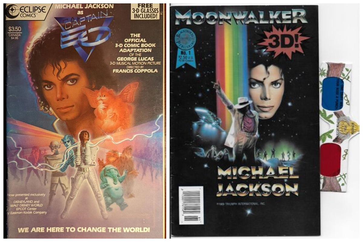 Michael Jackson ‘Captain EO’ & ‘Moonwalker’ Comic Books