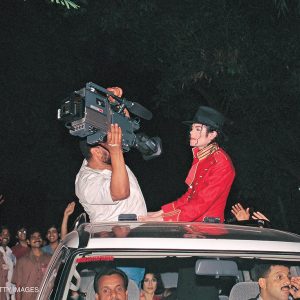 Michael Jackson in Mumbai, India November 1, 1996