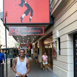 Jamaal Fields Green makes his Broadway debut as part of the MJ the Musical cast, and on standby for the roles of MJ and Michael.