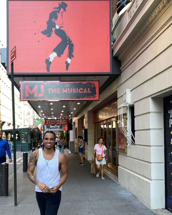 Jamaal Fields Green makes his Broadway debut as part of the MJ the Musical cast, and on standby for the roles of MJ and Michael.
