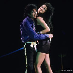 Michael Jackson and Tatiana Thumbtzen, his co-star from "The Way You Make Me Feel" short film, perform the song onstage at Madison Square Garden in New York, NY, in 1988.