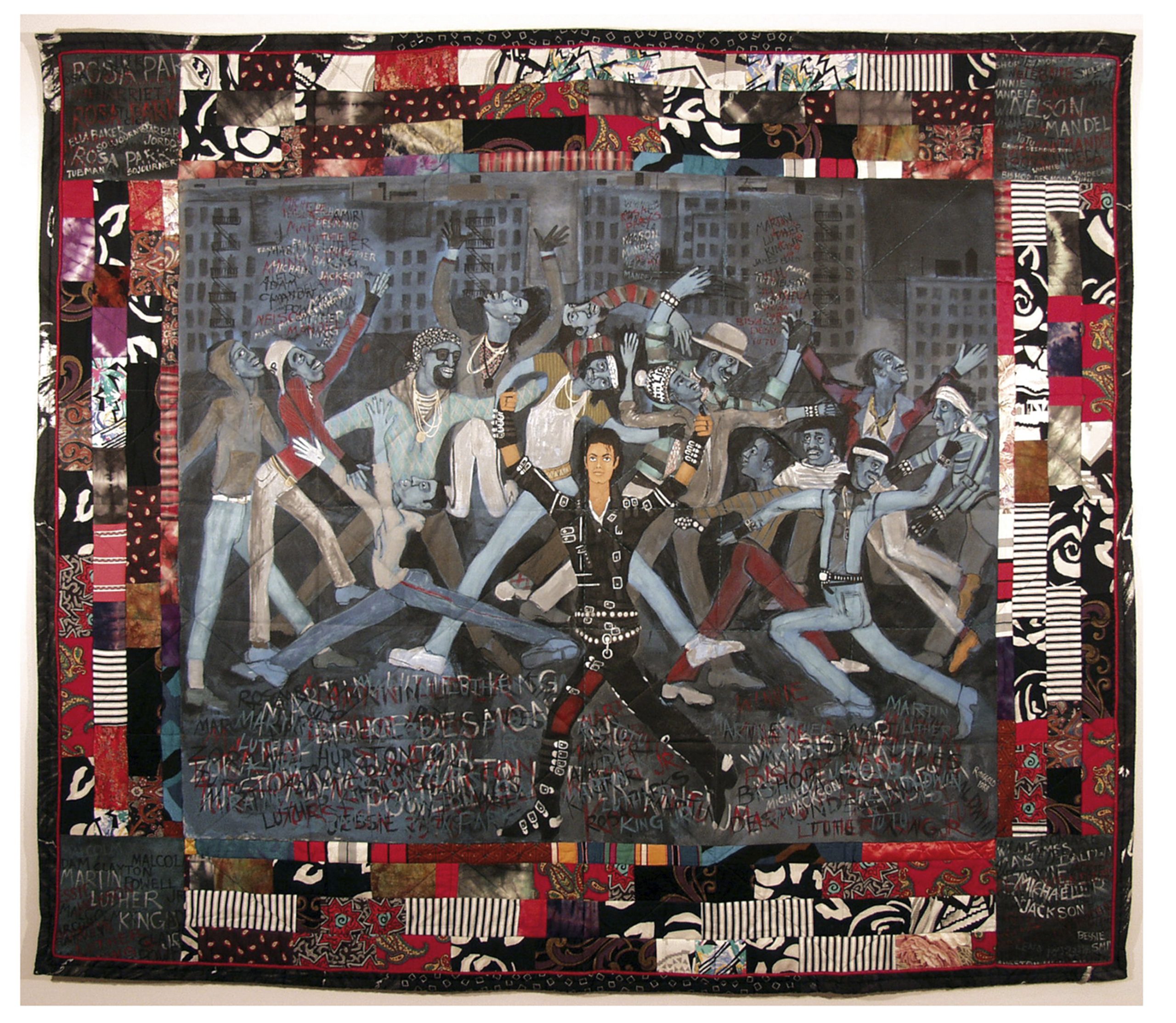 Michael Jackson ‘Who’s Bad’ Quilt Artwork By Artist Faith Ringgold