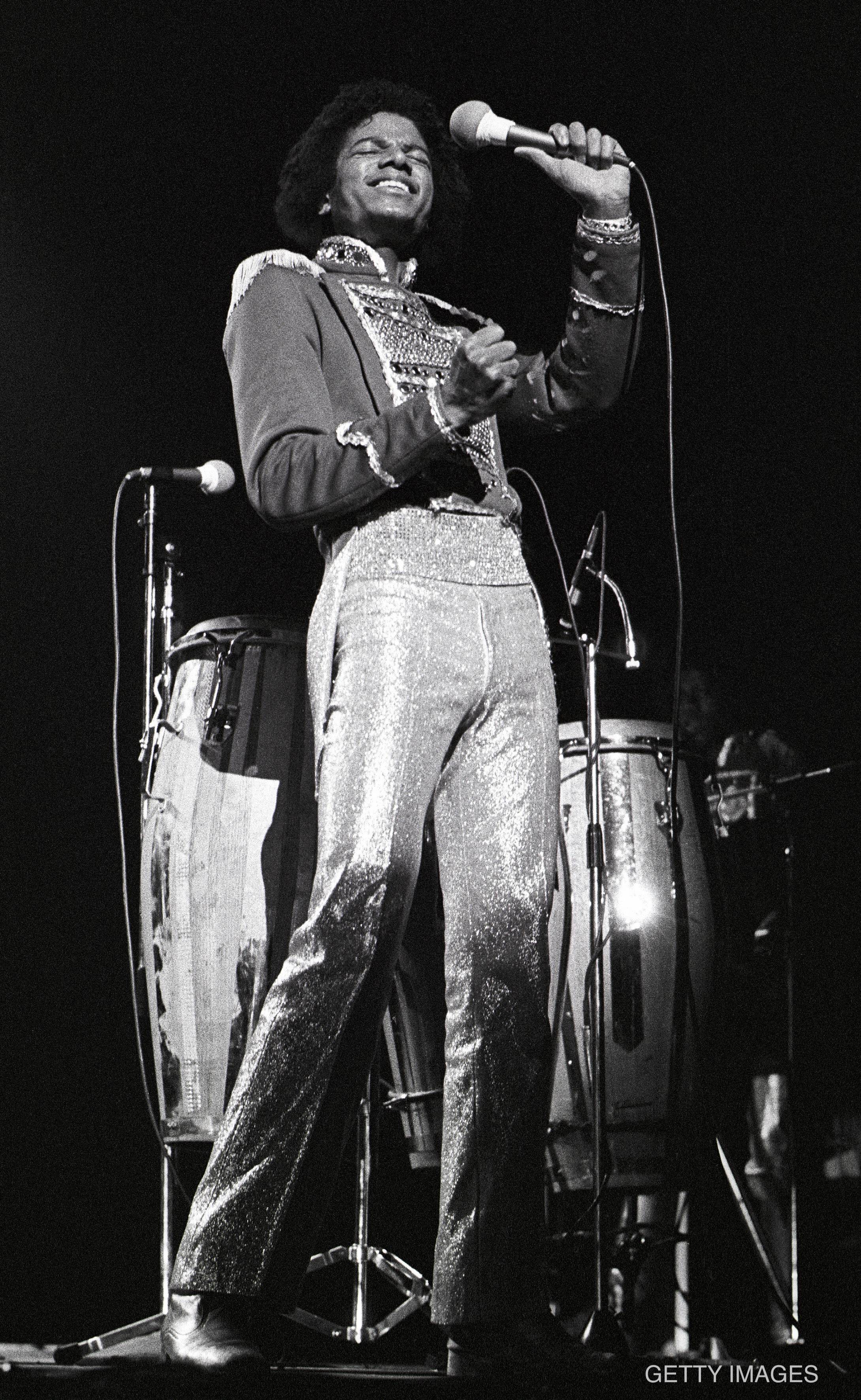 Michael Jackson During Destiny Tour In February 1979