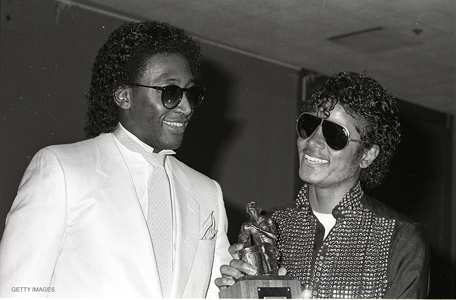 Michael Jackson & Legendary Radio Host Frankie Crocker In 1983
