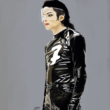 Michael Jackson from (scream)