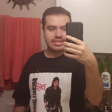Me in my Michael Jackson shirt