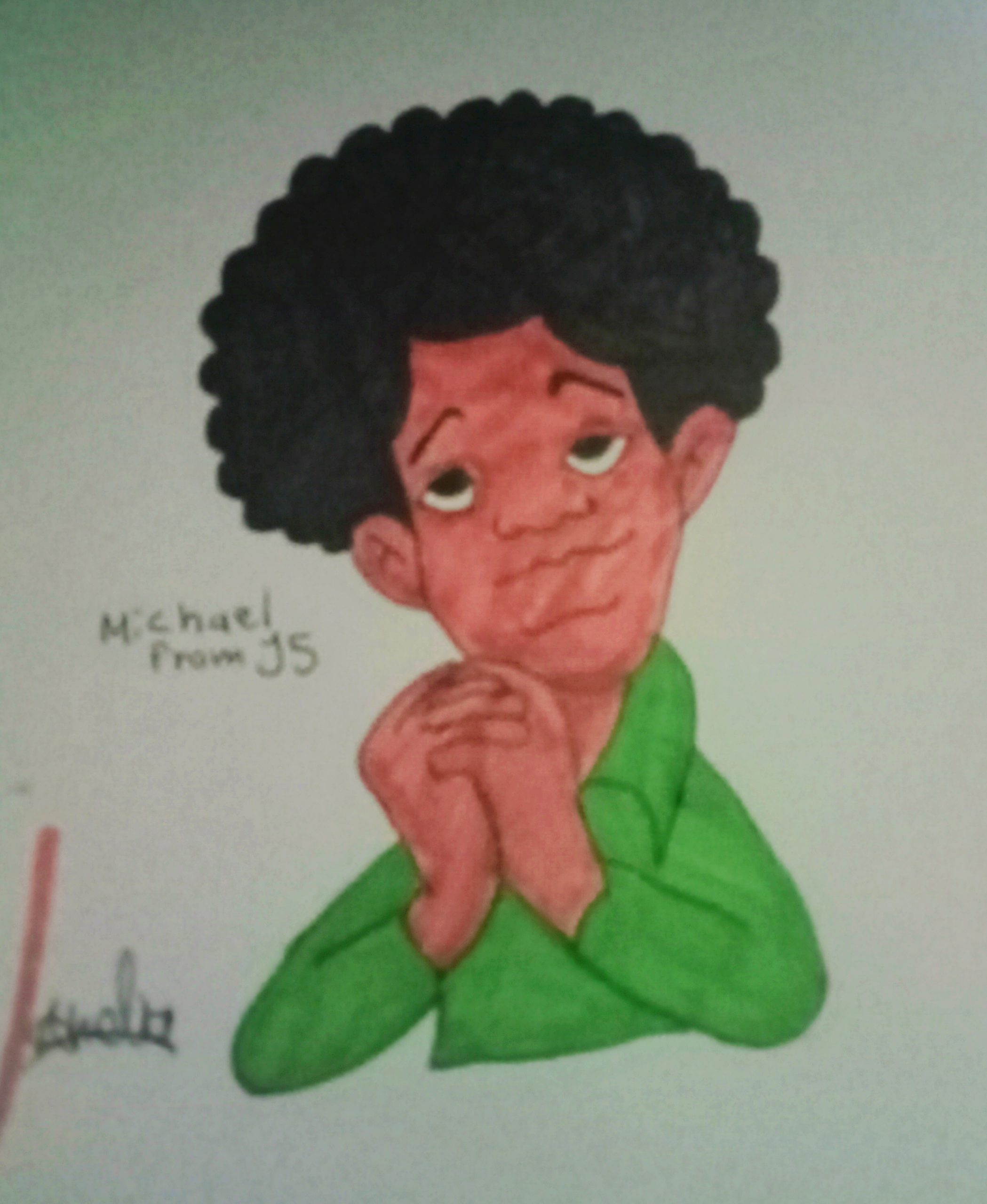 black michael jackson cartoon drawings