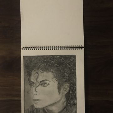 My drawing of Michael Jackson