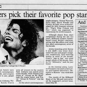 Billboard Readers Pick Michael Jackson As Their Favorite Pop Star Of The Decade