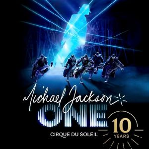 Michael Jackson ONE 10 year anniversary in Las Vegas banner
